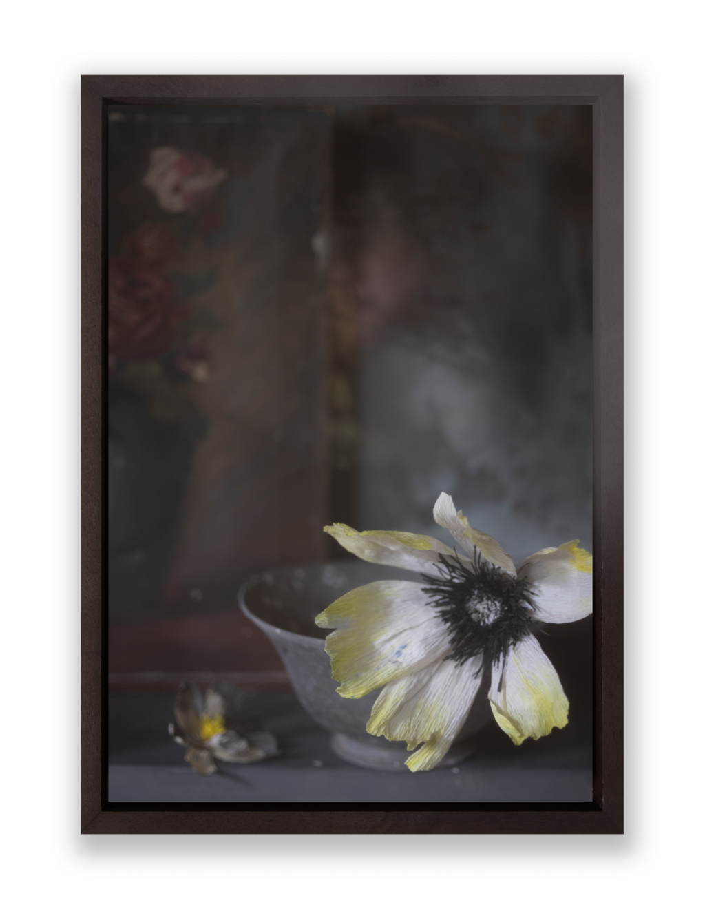 White Flower on Bowl